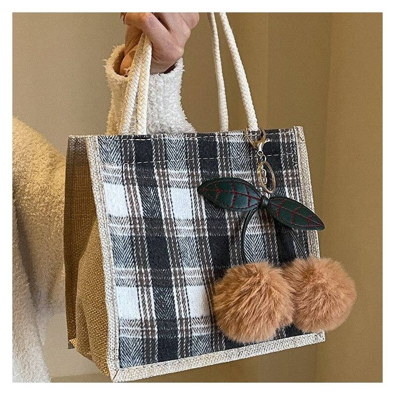 ShieldChic - Wholesale Tote Bag - Women's - Large Capacity  Handbag With Pendant0