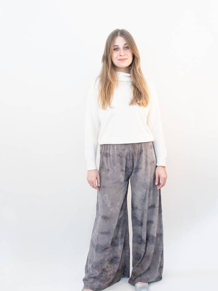 Ice Dyed Trish Pant -Thunderstorm for wholesale by Blank Canvas