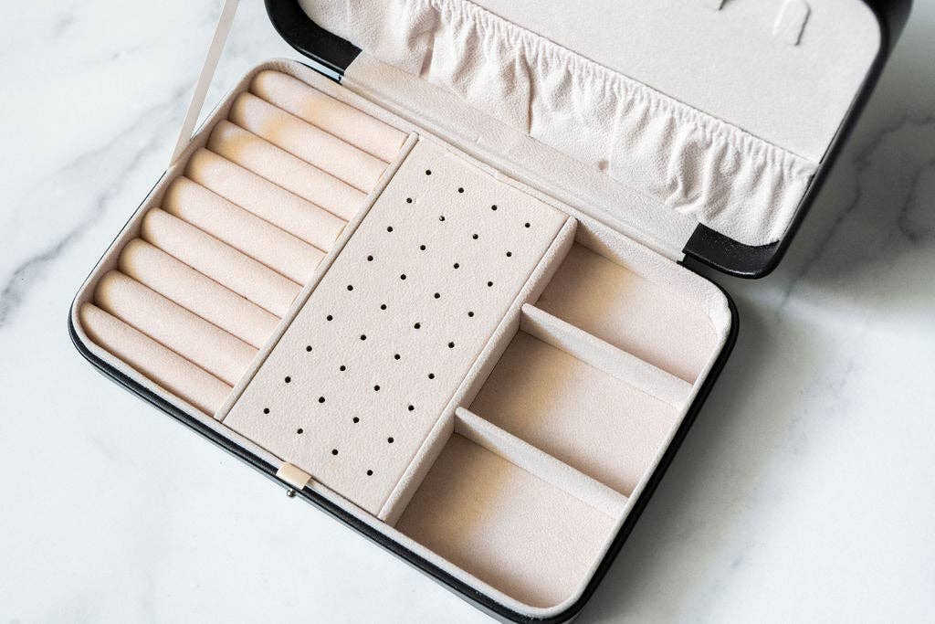 Spiffy & Splendid - Wholesale Jewelry Box/Organizer - Jewelry Travel Case Box - Black // Gift, Storage15