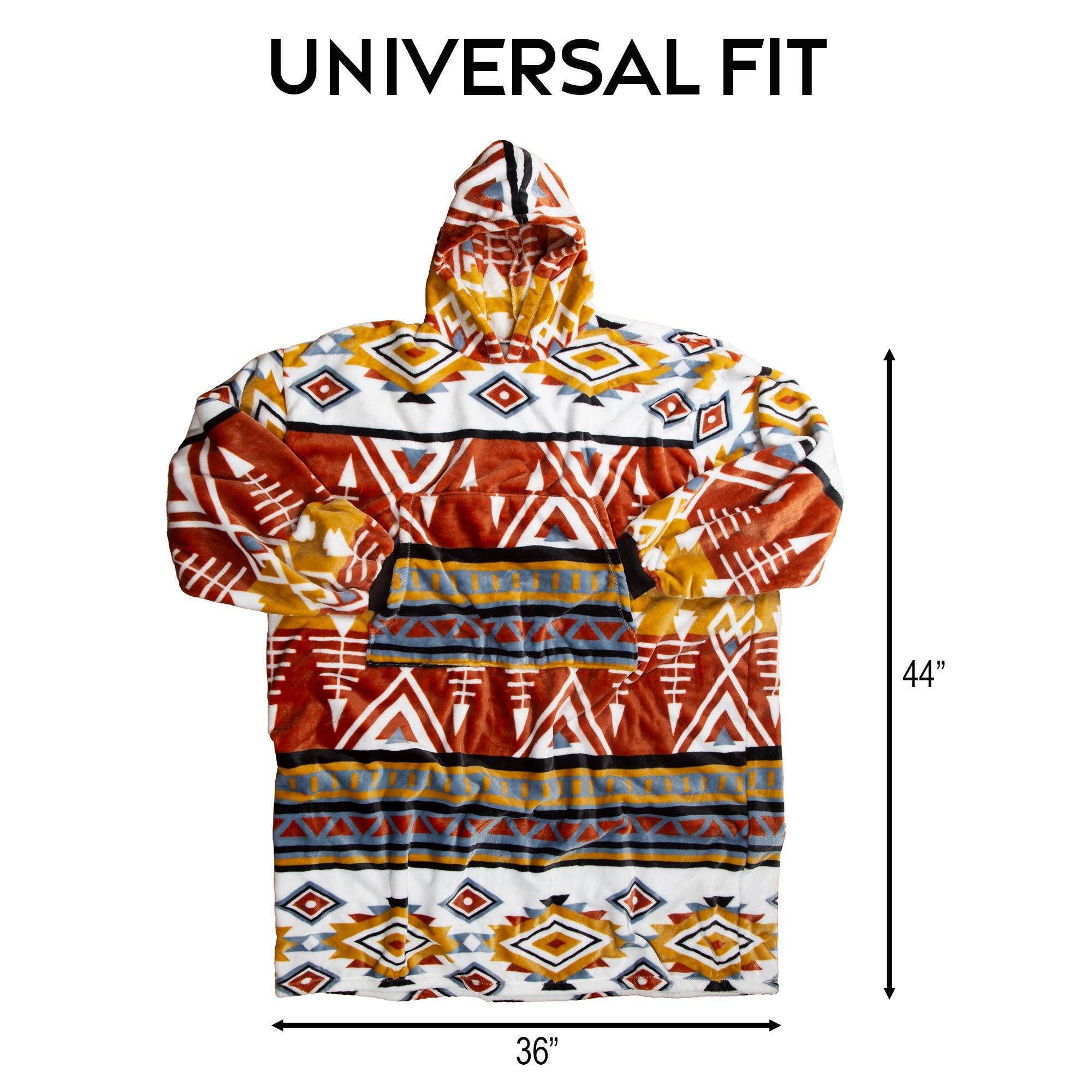 Carstens, Inc. - Vente Haut d'intérieur – unisexe - Couverture à capuchon Arrowhead Earth2