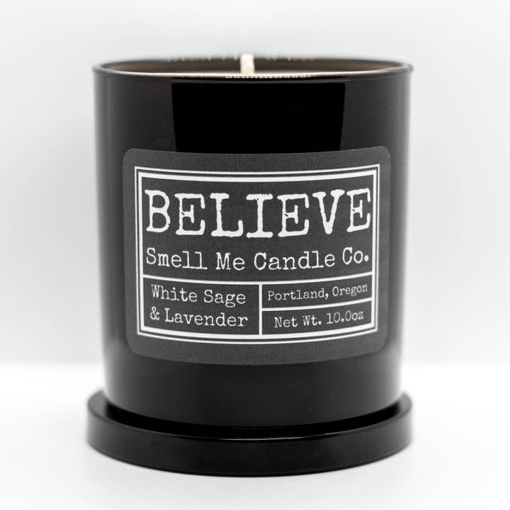 BELIEVE - White Sage & Lavender for wholesale by Smell Me Candle Co.