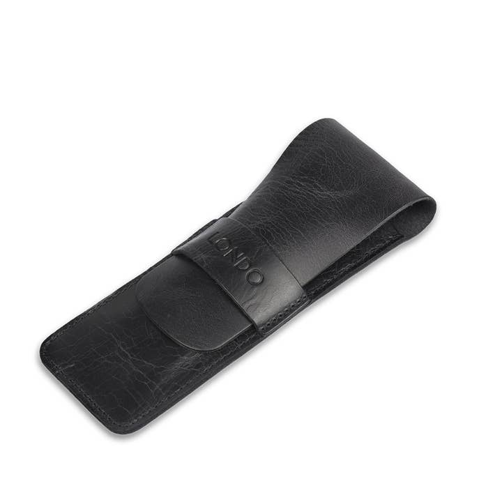 Londo - Wholesale Pencil case/pouch - Londo Top Grain Leather Pen and Pencil Case with Tuck in Flap6
