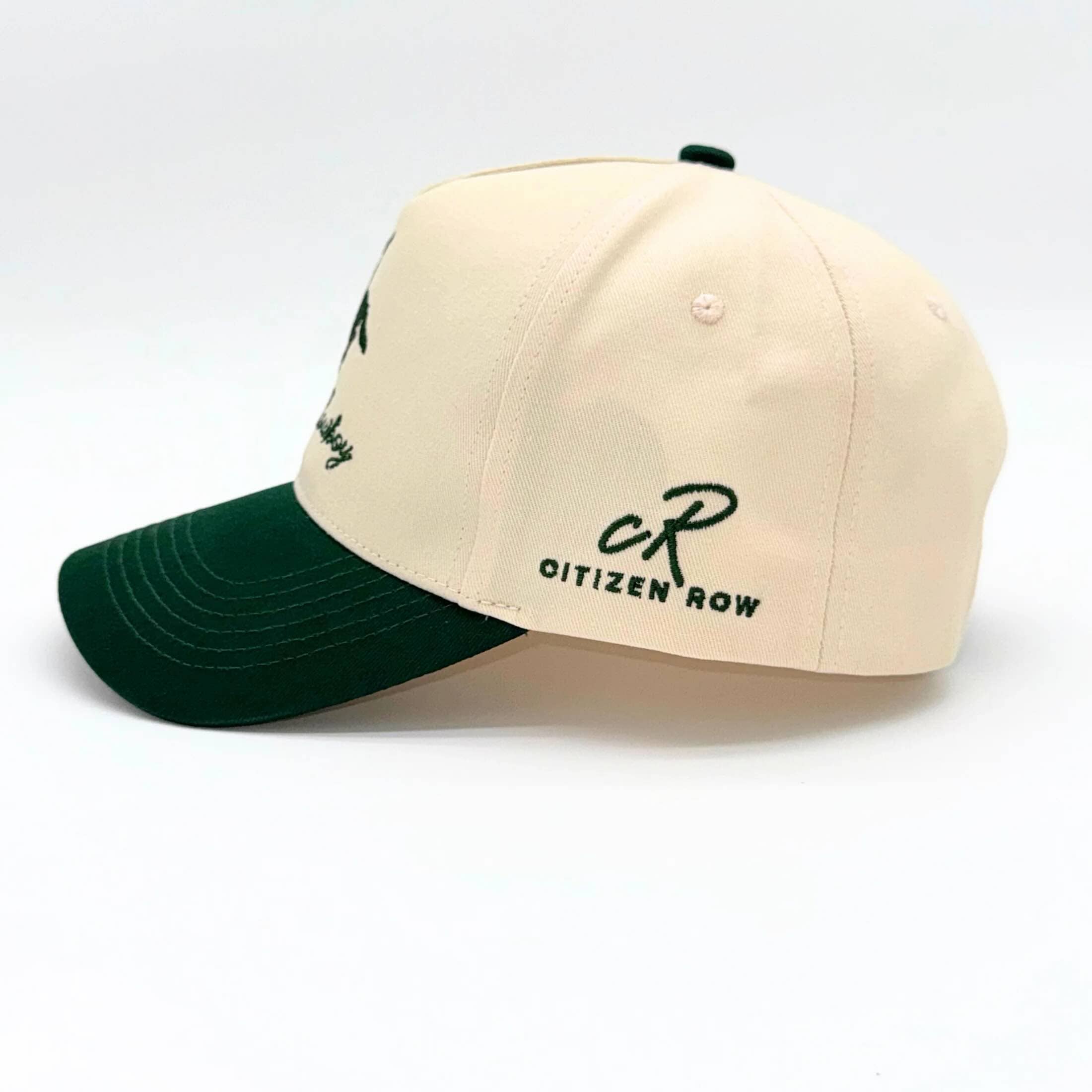 Citizen Row - Vente Casquette de camionneur – femme - Salut Chapeau de Cowboy Tan & Vert4