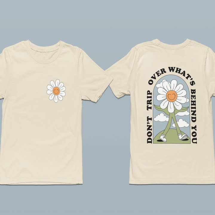 Camiseta estampada Don't Trip Over Whats Behind You para venta al por mayor de amarieacreates