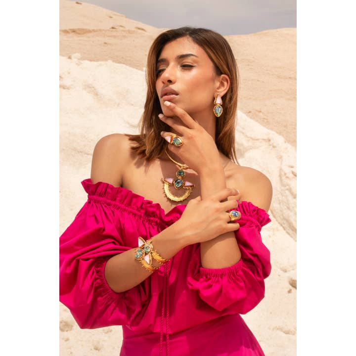 NIIKI PARIS - Wholesale Cuff bracelet - Caledonia - NCB956 women's cuff1