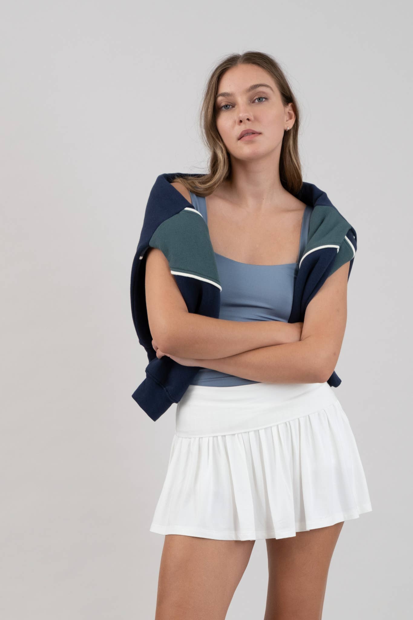 The Workshop Studio - Wholesale Knit Top - Women's - REVERSIBLE SQUARE NECK SEAMLESS CAMI20