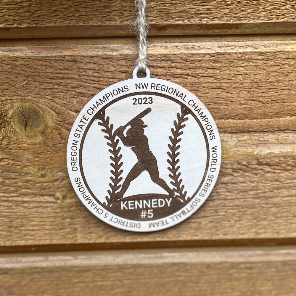 Wild Larch Creative - Wholesale Ornament - CUSTOM Wood Ornament | Custom Christmas Wood Ornament Eco19