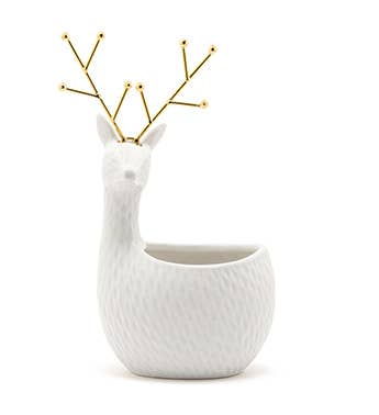 Napco - Wholesale Plant Pot - Planter, White Deer Item # 530000