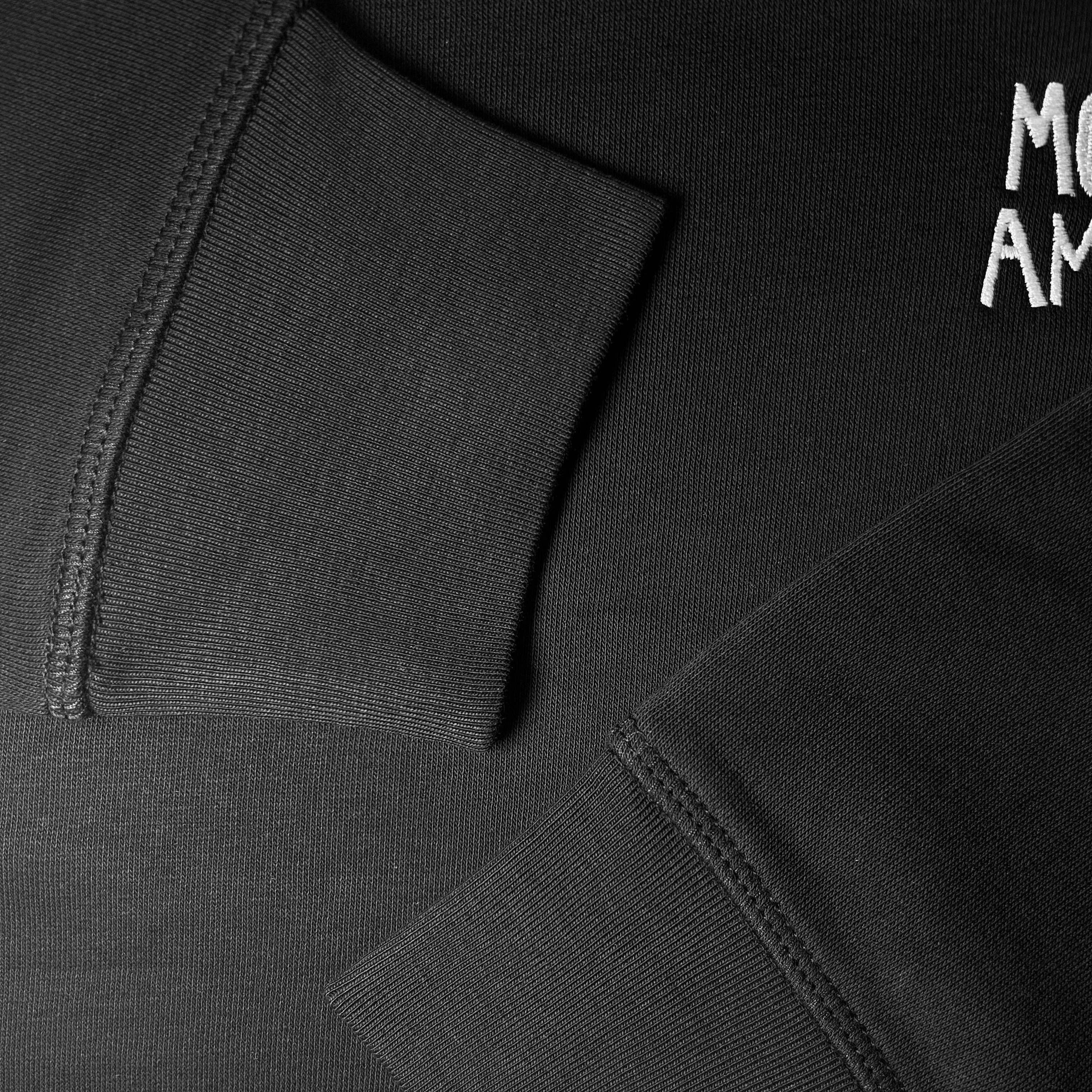 Love is the new black – Engroshandel Grafisk Sweatshirt - Unisex – More Amore / Unisex sweatshirt med broderi9