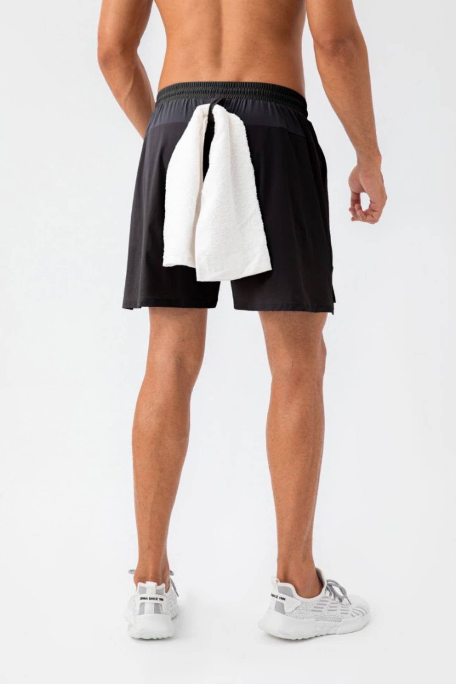 Active by Anna-Kaci – wholesale Athletic shorts – Men's – Quick Dry Training Shorts with Elastic Waistband Side Vents1