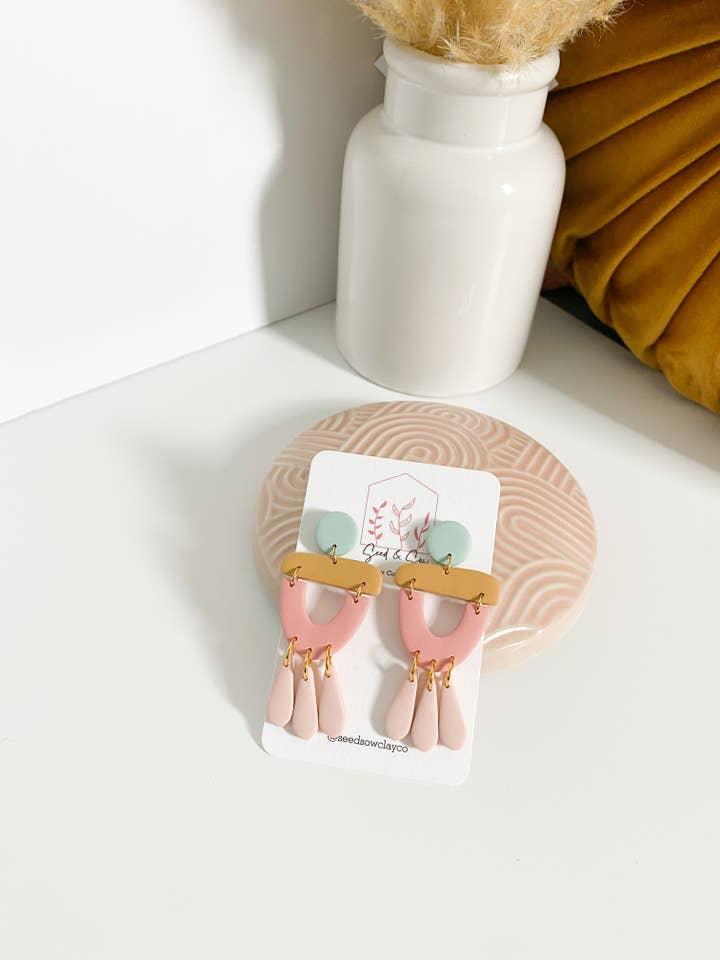 The "Rory" Dangle for wholesale by Seed & Sow Clay Company