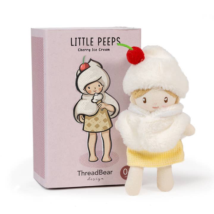 ThreadBear Design | Little Peeps Cherry Ice Cream for wholesale by Kinderhood Distribution Inc.