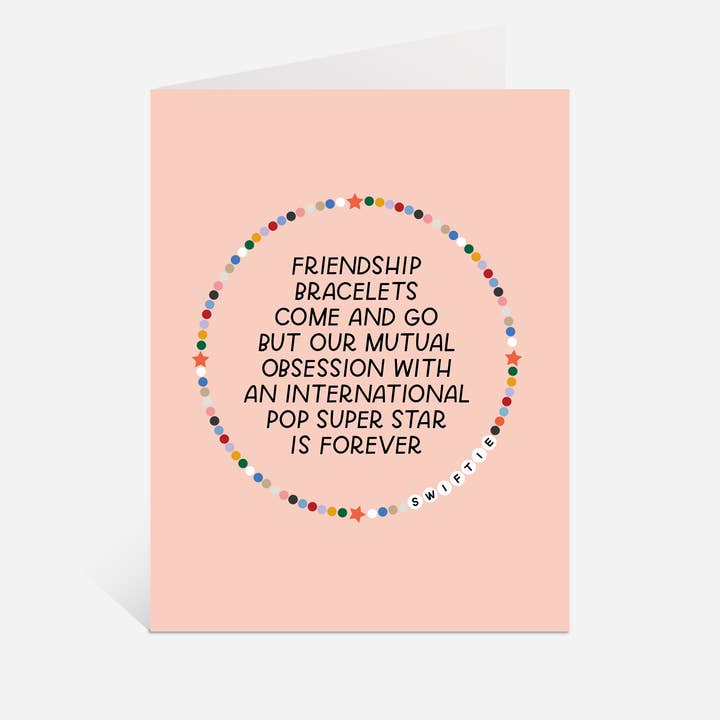 Just Follow Your Art – wholesale Friendship card – Pop Super Star Card | Friendship Bracelet Gift