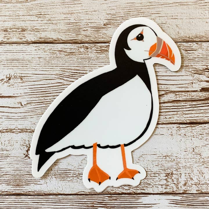 Pegatina Puffin para venta al por mayor de Bramble Schell Studio