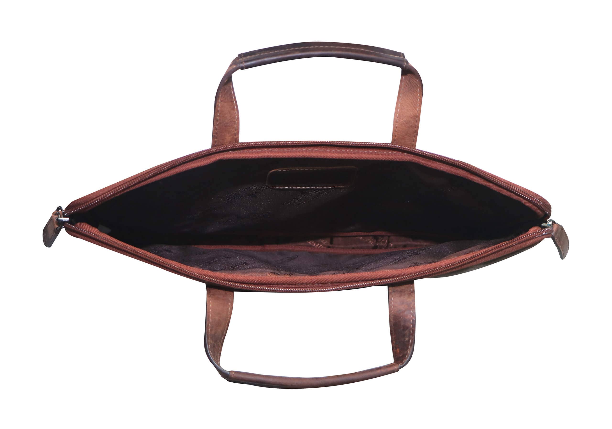 Greenwood – Mala para portátil - Unissexo por atacado – Greenwood Fred bolsa de couro para laptop de 17 polegadas com alça removível8