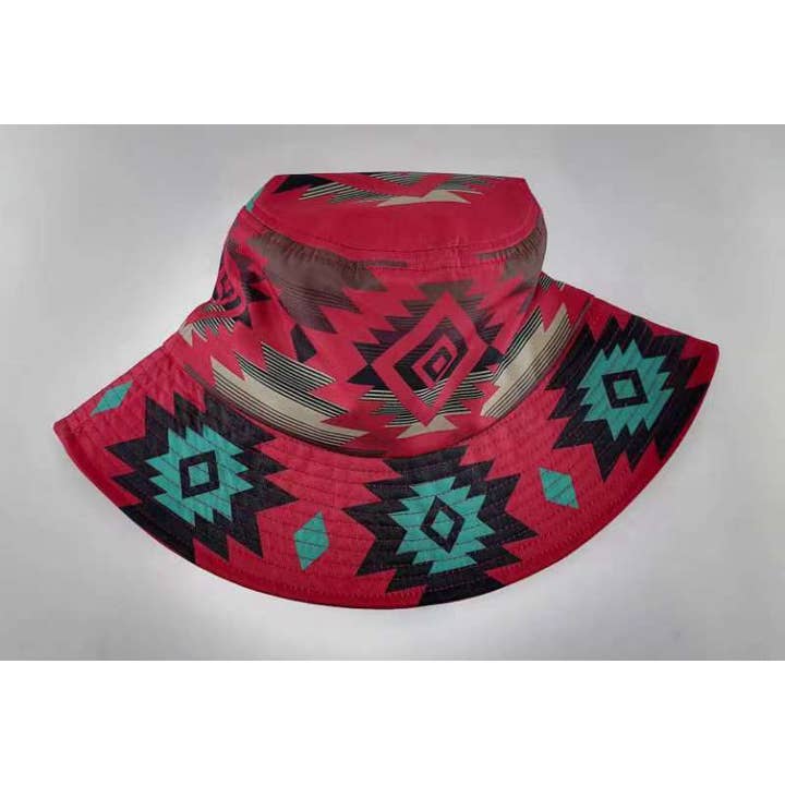 Nativo – Chapéu de pescador - Mulher por atacado – BHT-DRD - Chapéu de Caçamba Southwest Design