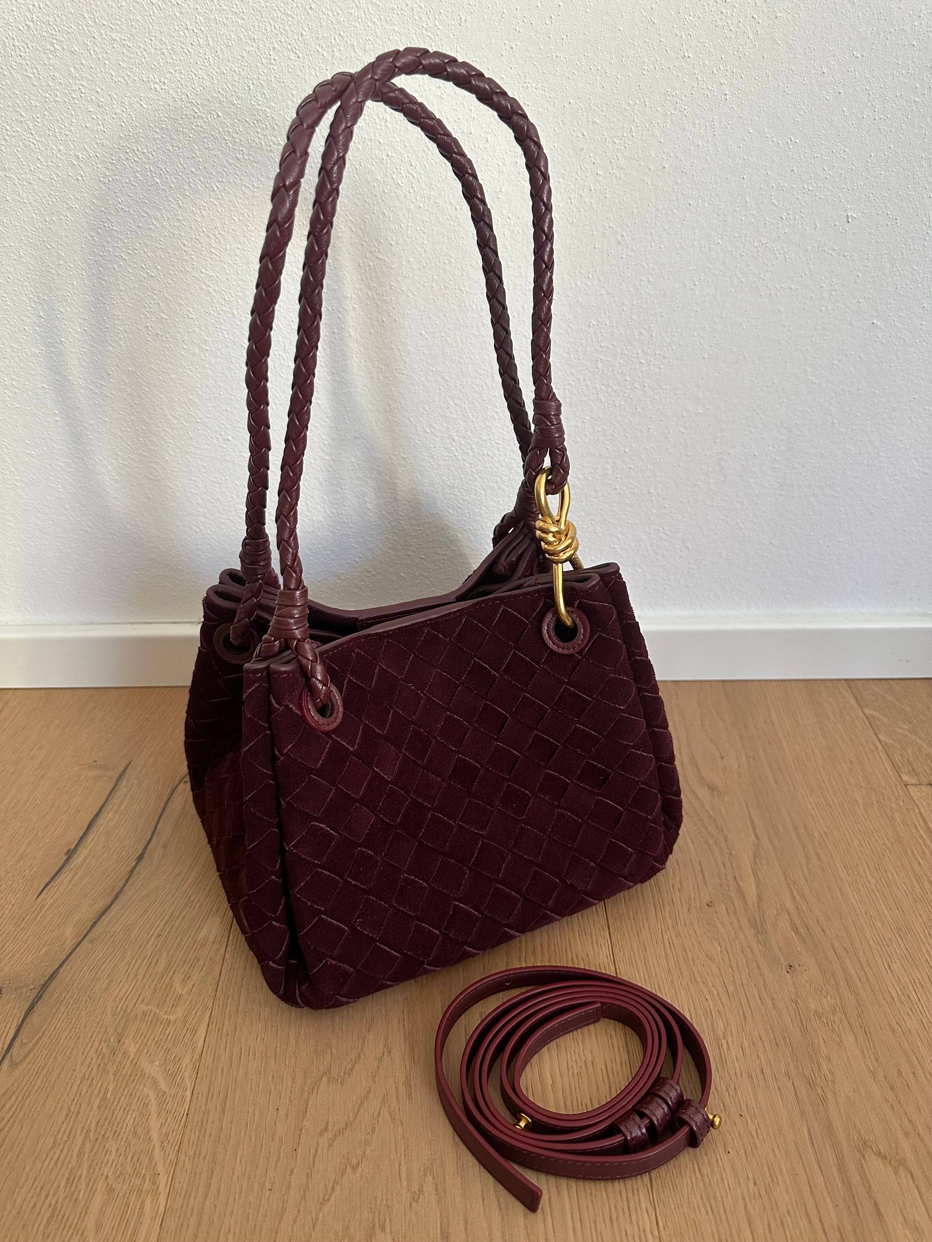 Zhade – Bolsa de ombro – Mulher por atacado – EMMA tecido-camurça2