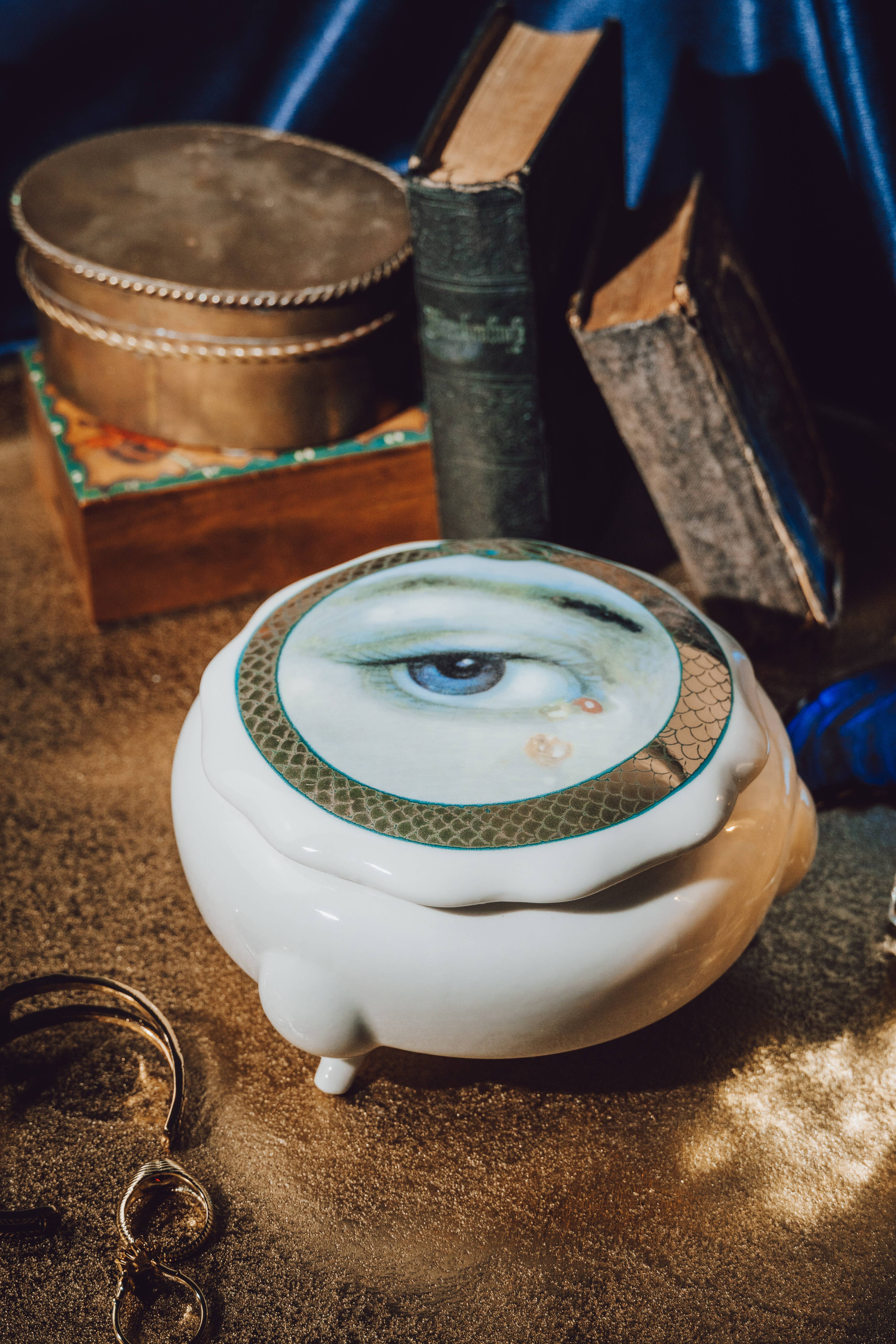 Spitfire Girl - Vendita all'ingrosso Portagioie/organizer per gioielli - Scatola in ceramica The Lovers Eye2