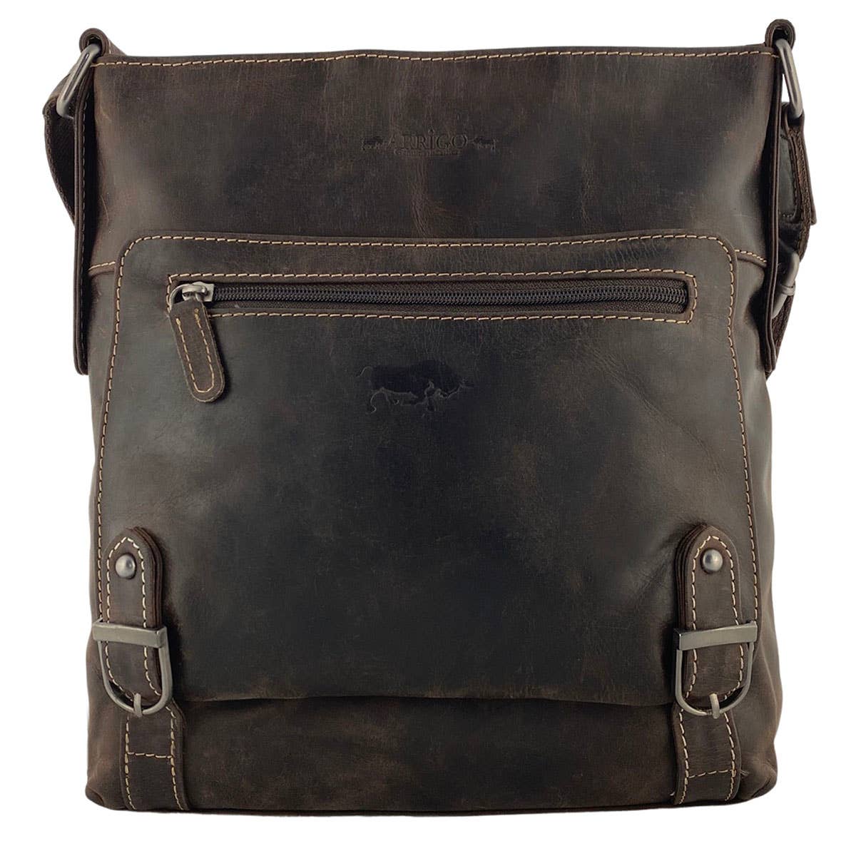 Arrigo – Großhandel Schultertasche – Unisex – Arrigo Unisex-Schultertasche aus Büffelleder, 3 Farben21