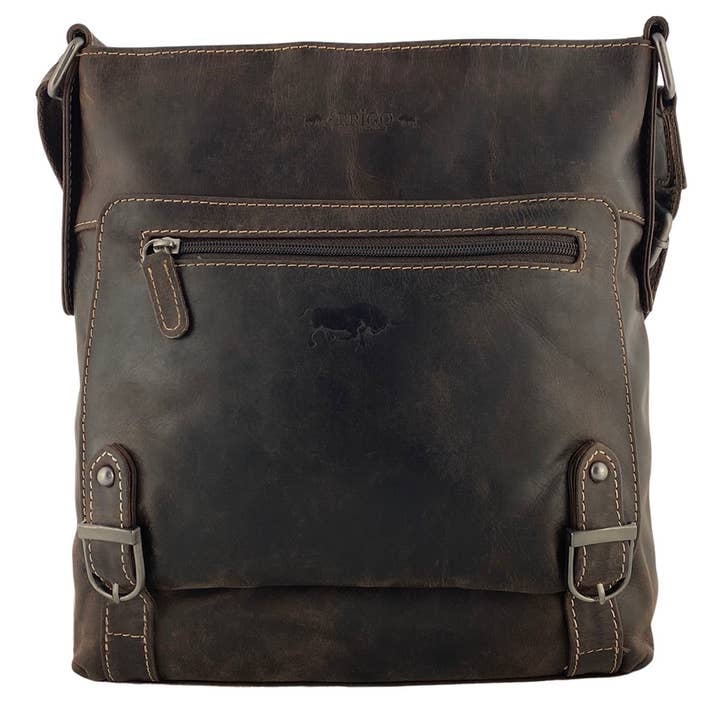 Arrigo – Großhandel Schultertasche – Unisex – Arrigo Unisex-Schultertasche aus Büffelleder, 3 Farben21