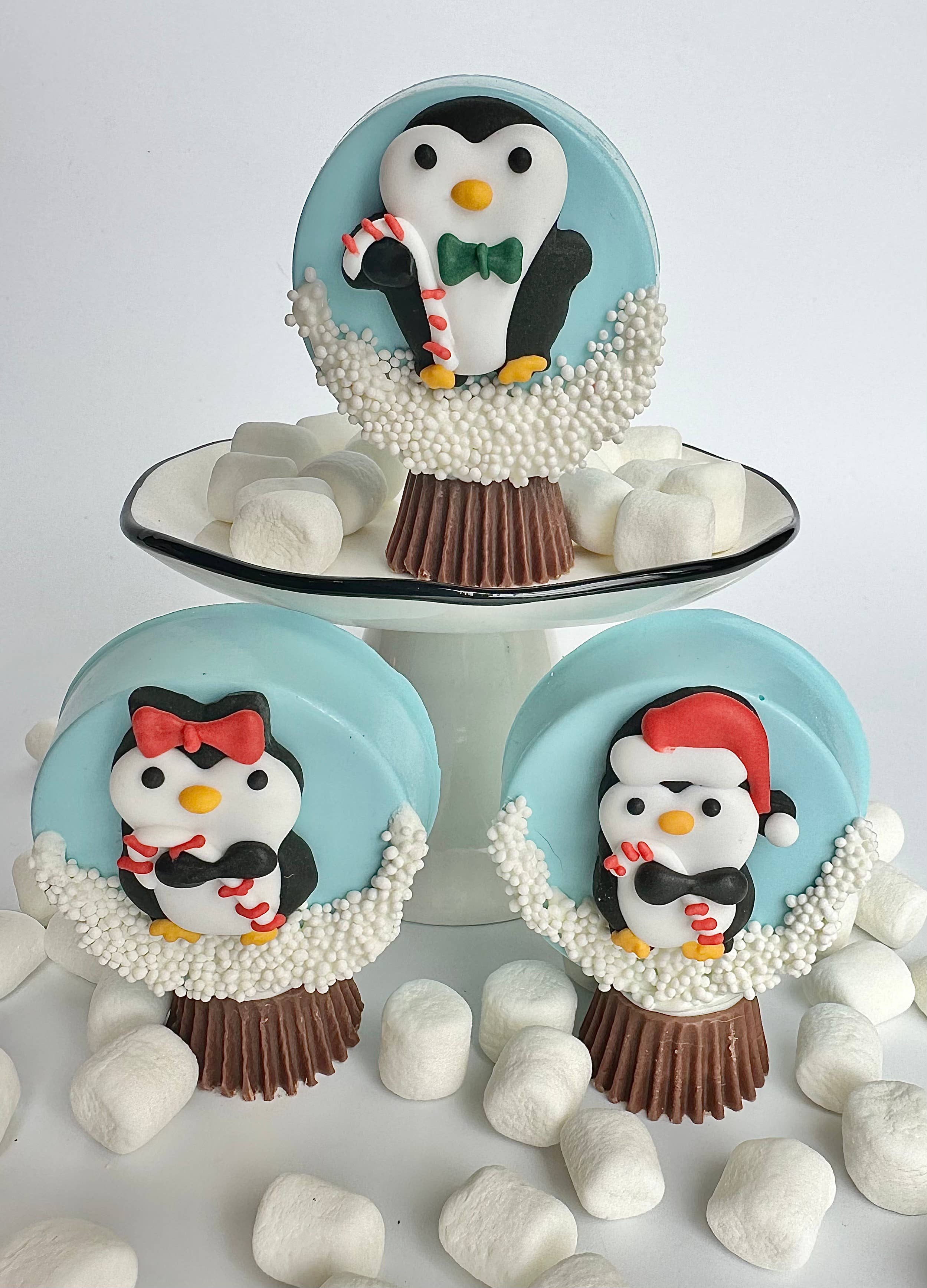 Delightful Chocolates - Wholesale Chocolate Covered Sweets - Penguin Chocolate Covered Oreos on Peanut Butter Cups1