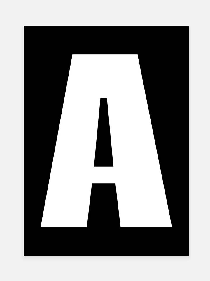 Alphabet Print for wholesale by Noonstead