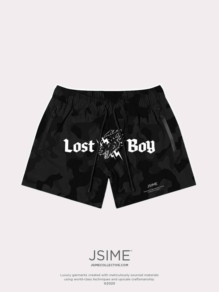 JSIME COLLECTIVE – Engroshandel Shorts – Mænd – Lost Boy Camo Shorts4