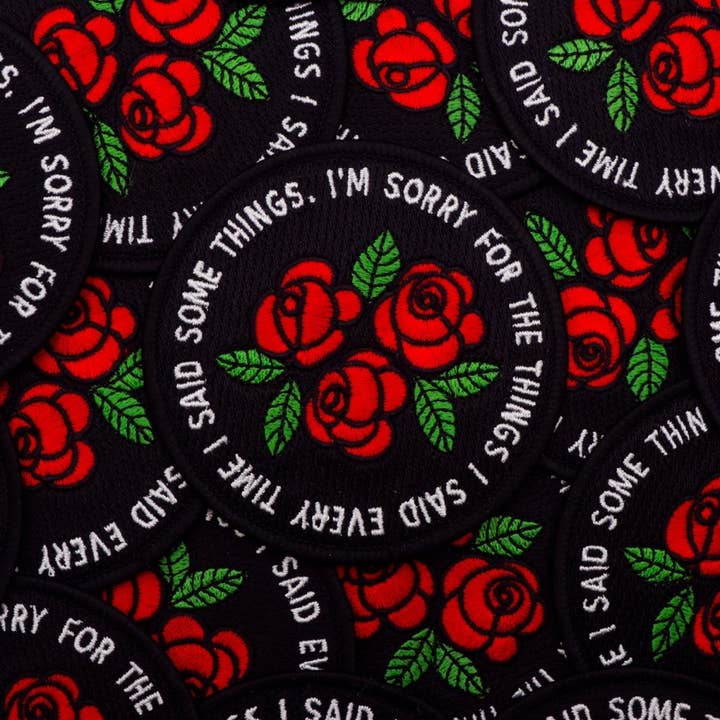 Pretty Bad Co - Vente Écusson - Désolé pour ce que j'ai dit Patch1