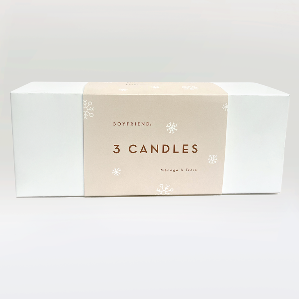 Boyfriend Perfume – wholesale Jar/filled candle – Boyfriend Candle Ménage à Trois Gift Set - Holiday Edition2