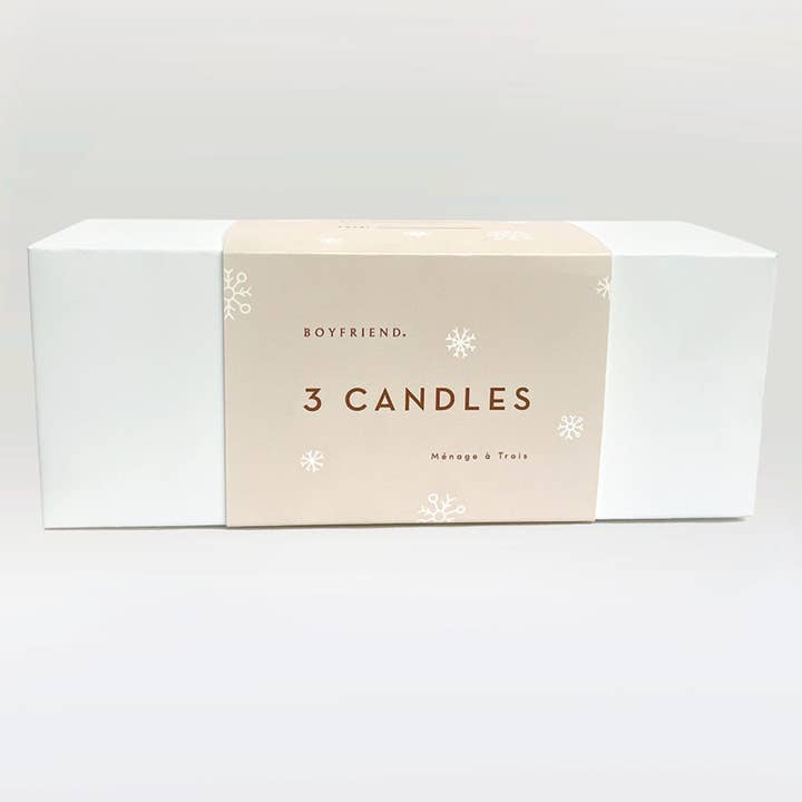 Boyfriend Perfume – wholesale Jar/filled candle – Boyfriend Candle Ménage à Trois Gift Set - Holiday Edition2