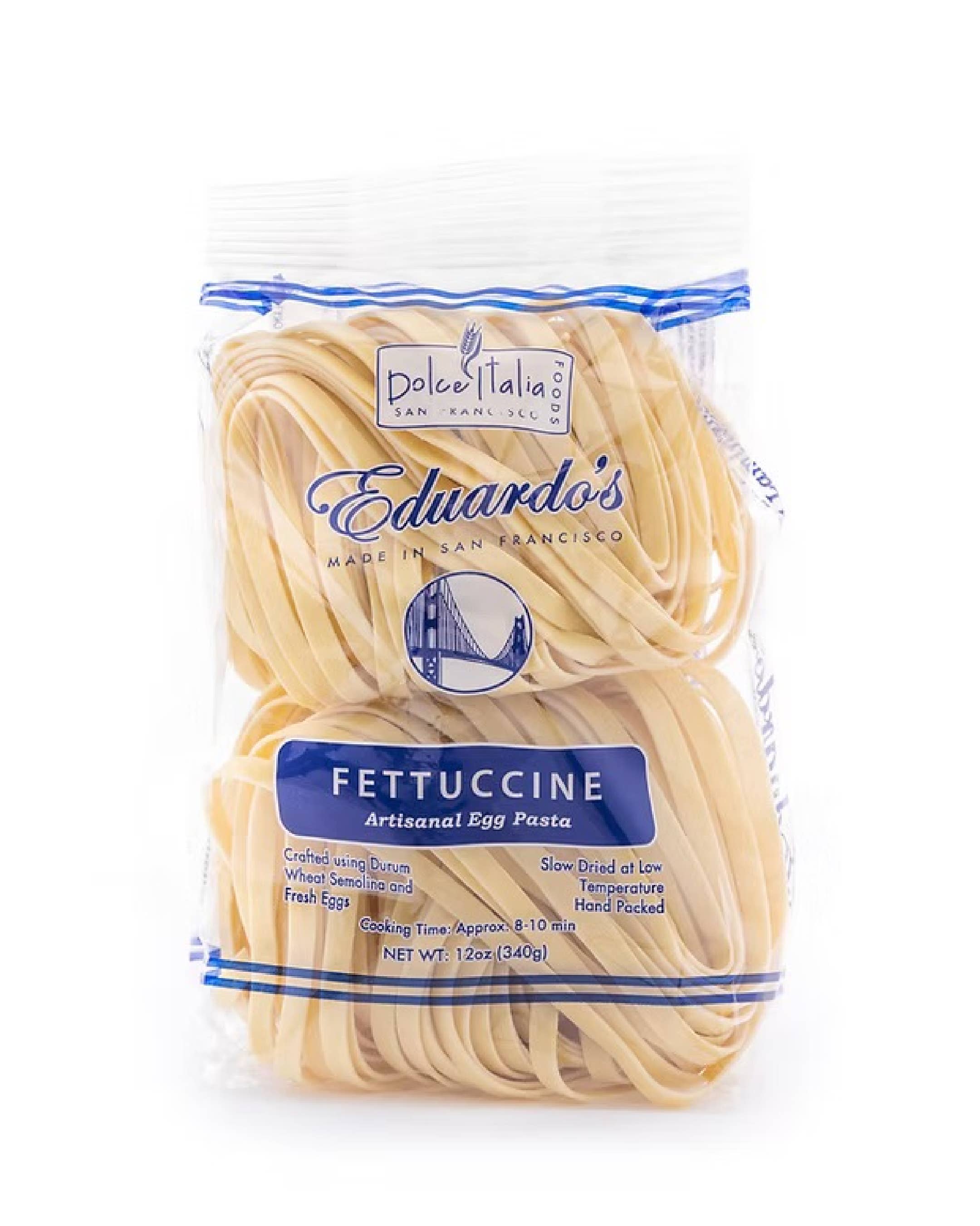 Eduardo's Pasta - Wholesale Pasta - Fettuccine - Wholesale Case (12 Units)