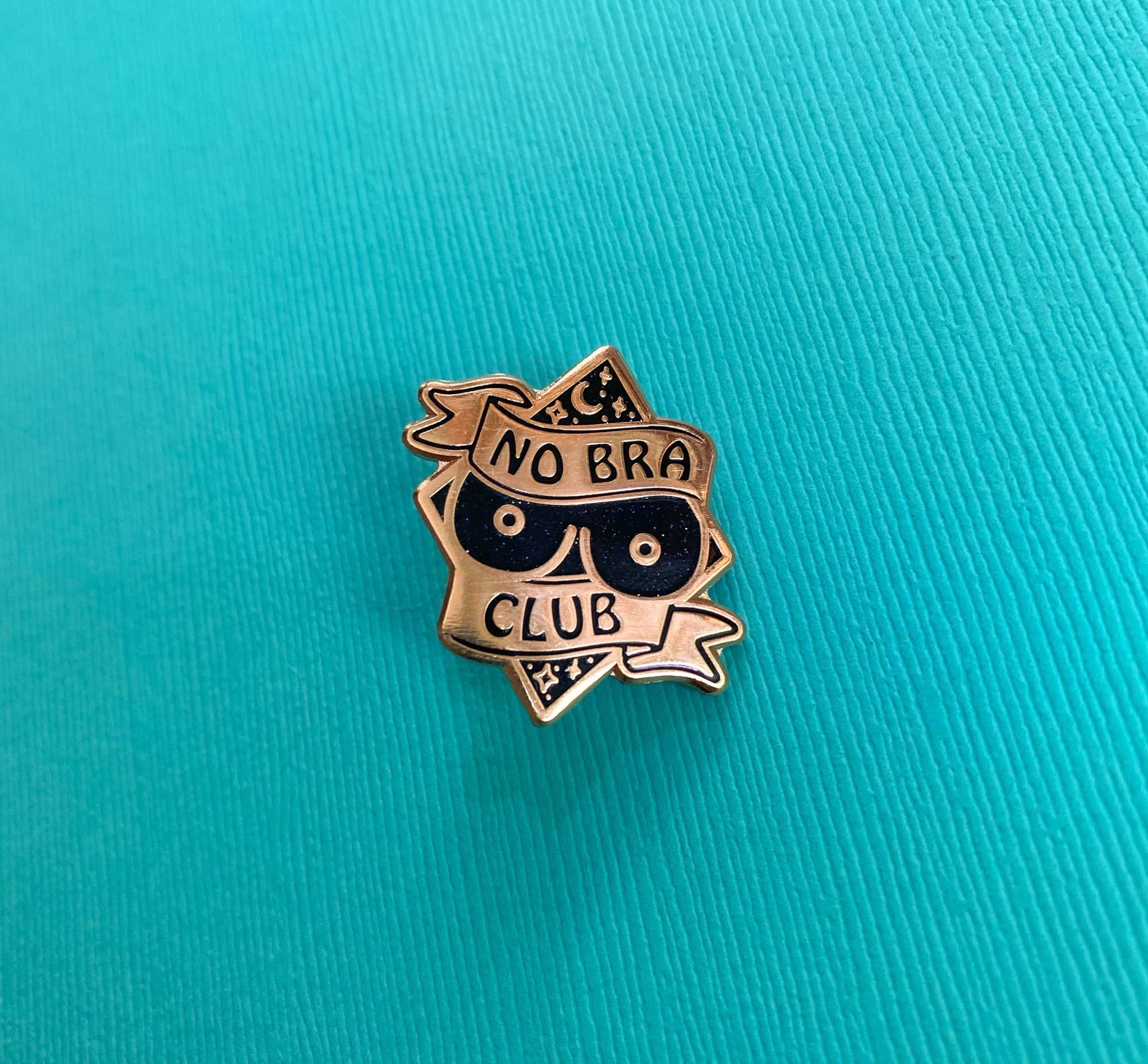Chelzart – Engroshandel Reversnål/knap – Ingen Bh Klub Pin | Kvinde Empowerment Tilbehør6