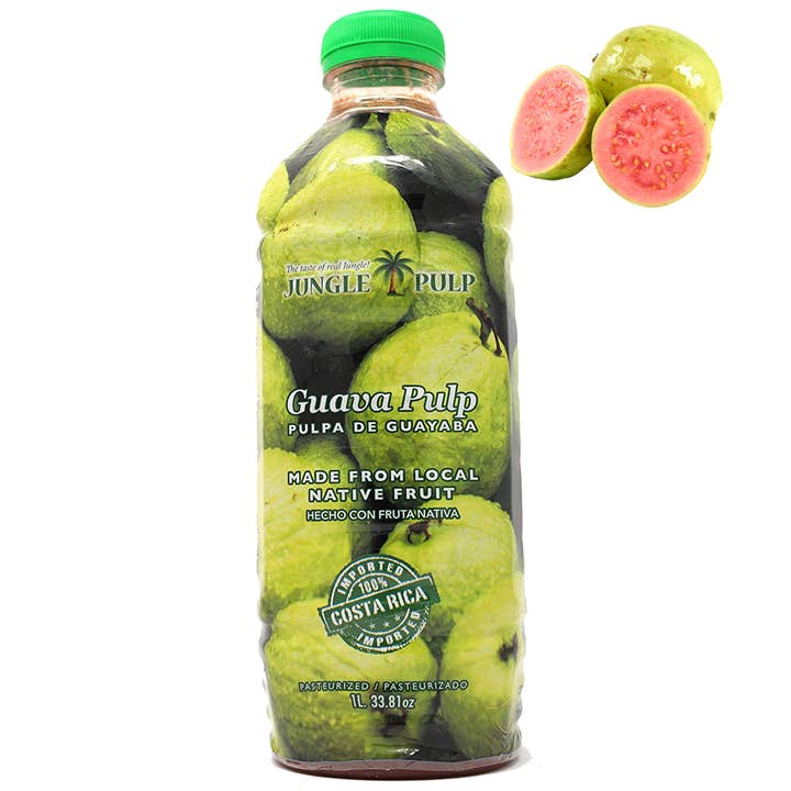 GUAVA Puree Mix - 1 Lt for wholesale by Jungle Pulp / Dulu Brand
