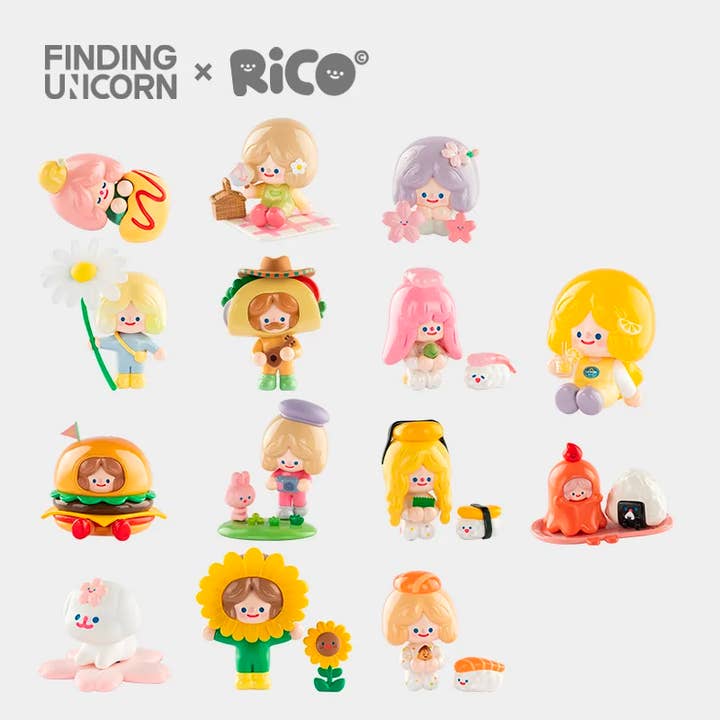 GoGosonic Wholesale - Wholesale Figurine Toy - Kids - Finding Unicorn RiCO Happy Picnic Together Series Blind Box