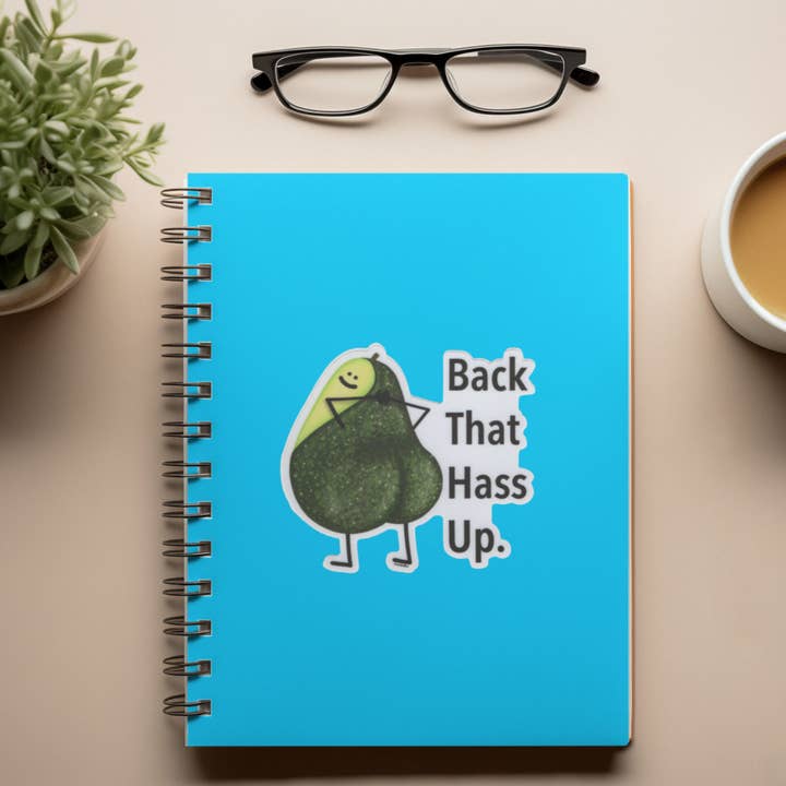 Punaballoo – Großhandel Aufkleber – Lustiger Avocado-Aufkleber - 3" Matte Vinyl Wasserdichte Abziehbild5