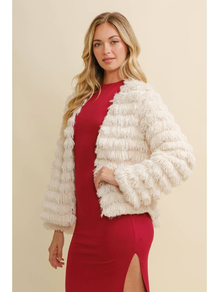 Cloud Ten – Großhandel Jacke – Damen – CJ8439 - SHAGJACKE AUS KUNSTPELZ1