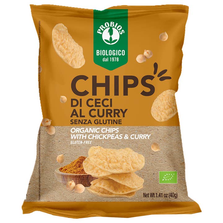 Probios - Wholesale Chips - Organic curry chickpea chips - gluten-free0