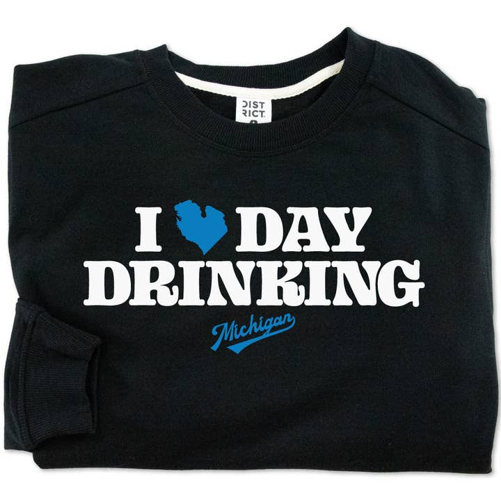 MICHIGAN VIBES - Wholesale Graphic Sweatshirt - Unisex - Day Drinking Sweatshirt1