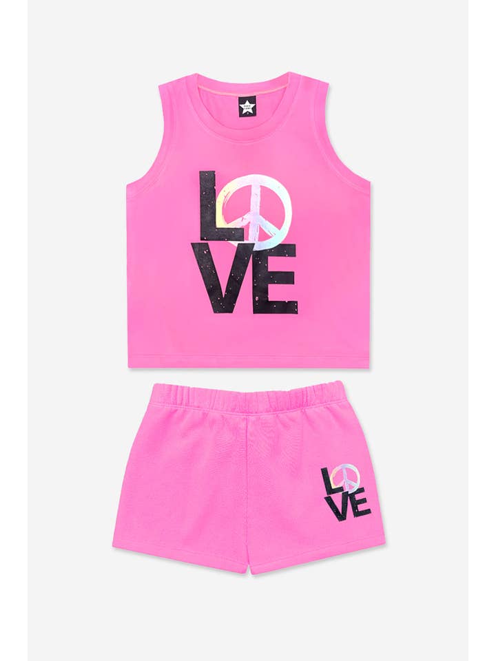 PixieLane - Wholesale Top & Short Set - Kids - Simply Soft Tank & Dolphin Short Set11