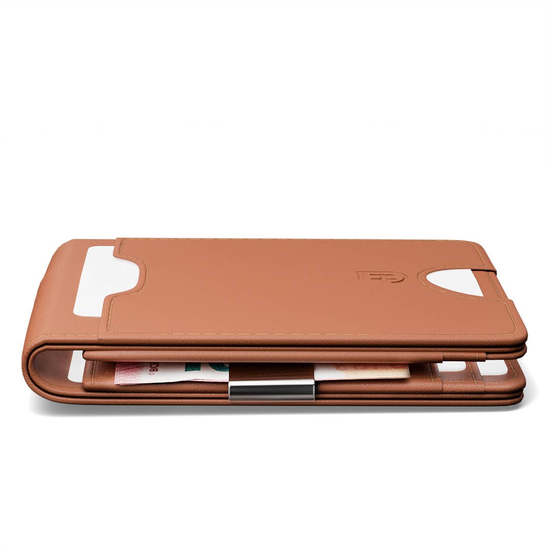 James Hawk - Vente Portefeuille – homme - Portefeuille élégant en cuir mince pour homme avec clip à billets7