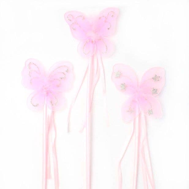 Pink Butterfly Wand for wholesale by Inca UK