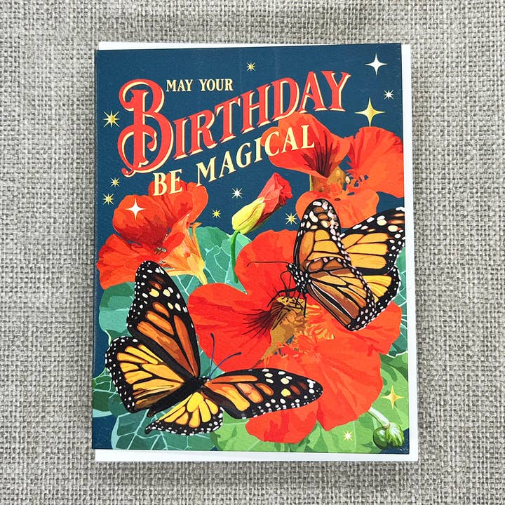 The Red Barn Press - Wholesale Birthday Card - Birthday Card | Bohemian Magic Happy Birthday Card3