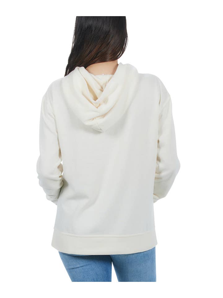 U.S. Apparel - Wholesale Hoodie – Women's - Ladies Crossover Hoodie - Garment Burnout Fleece20