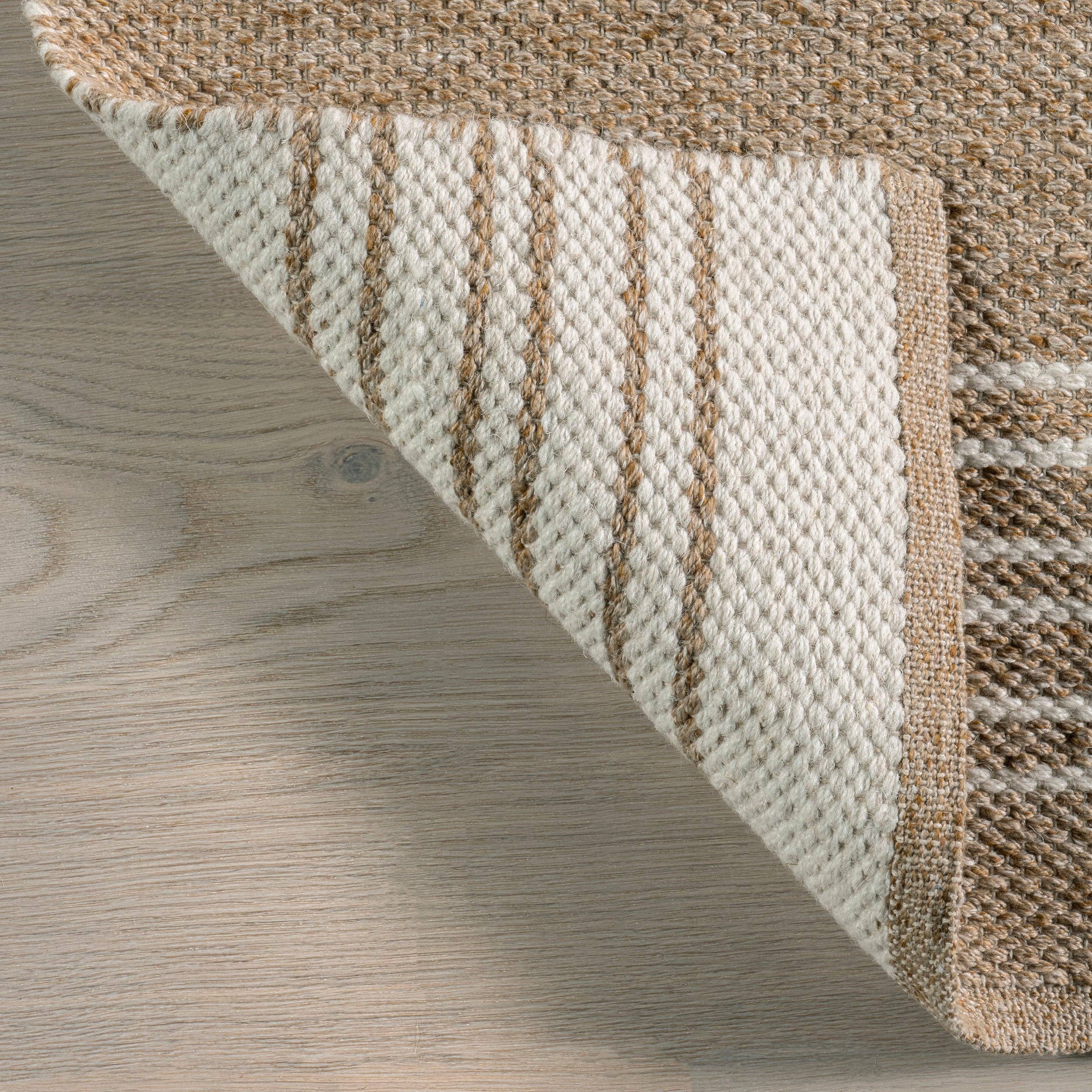 nuLOOM - Wholesale Area Rug - Birchwood Reversible Striped Wool Area Rug11