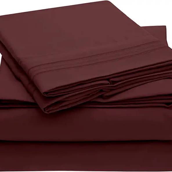 Sunshine Home Textile - Wholesale Sheet Set - 2100 Series Sally Collection 4 Piece Sheet Set - Queen