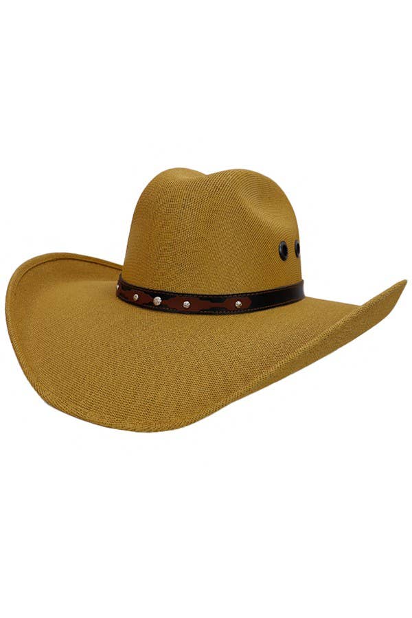 Cap Zone - Vente Chapeau de cowboy – unisexe - Chapeau de cowboy en paille Vaquero Western Original4