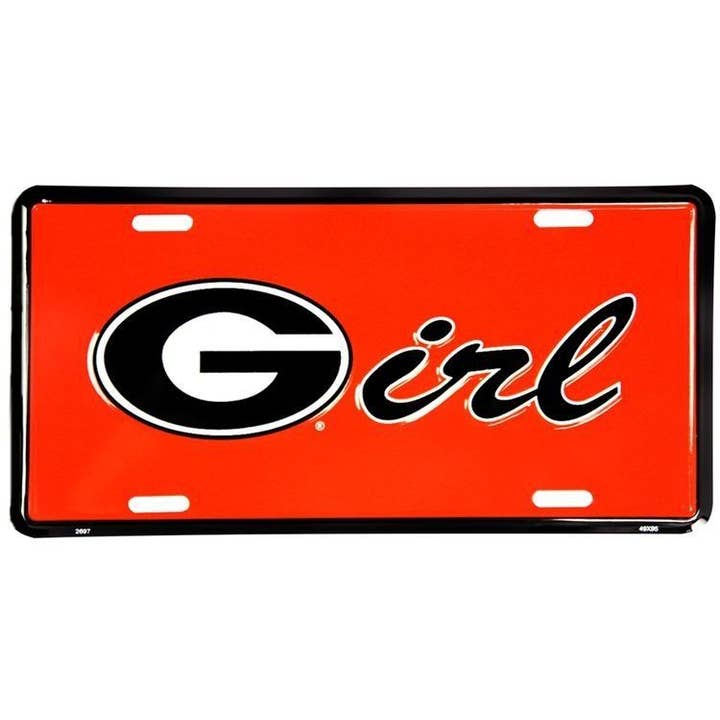 GA Bulldogs Girl - License Plates for wholesale by Signs 4 Fun