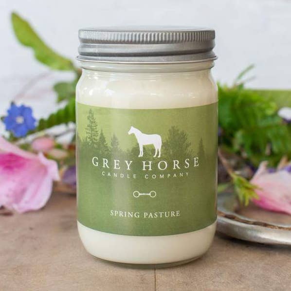 Grey Horse Candle Company - Wholesale Jar/Filled Candle - Spring Pasture Soy Candle - CLOSEOUT0