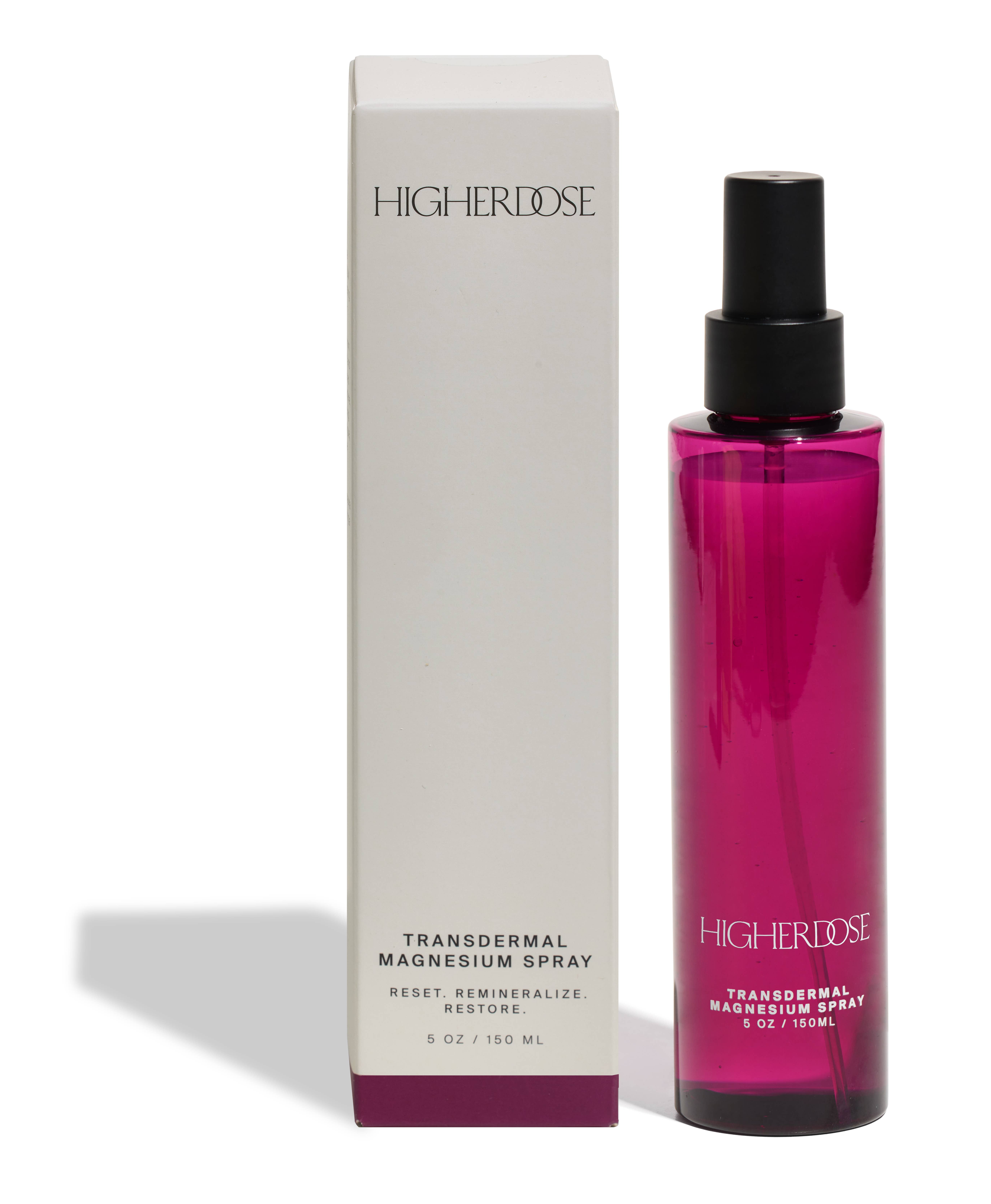 HigherDOSE - Wholesale Pain Relief Spray/Cream - HigherDOSE Transdermal Magnesium Spray