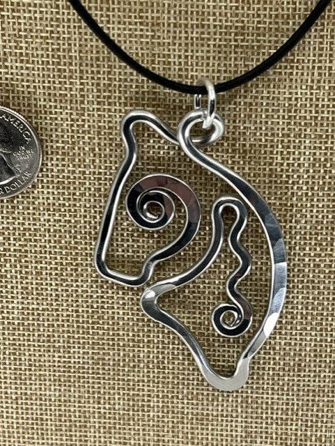 The Artist Jay - Wholesale Pendant/Charm Necklace - Horse Hypoallergenic Aluminum Pendant Necklace1